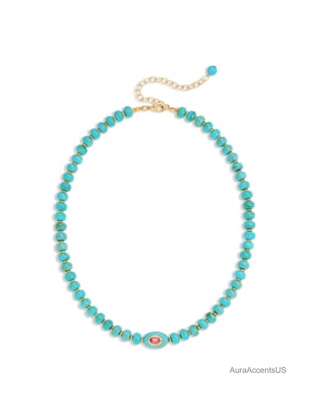 Chunky Resin Bead Choker Necklace Boho Fashion Jewelry Gift for Women